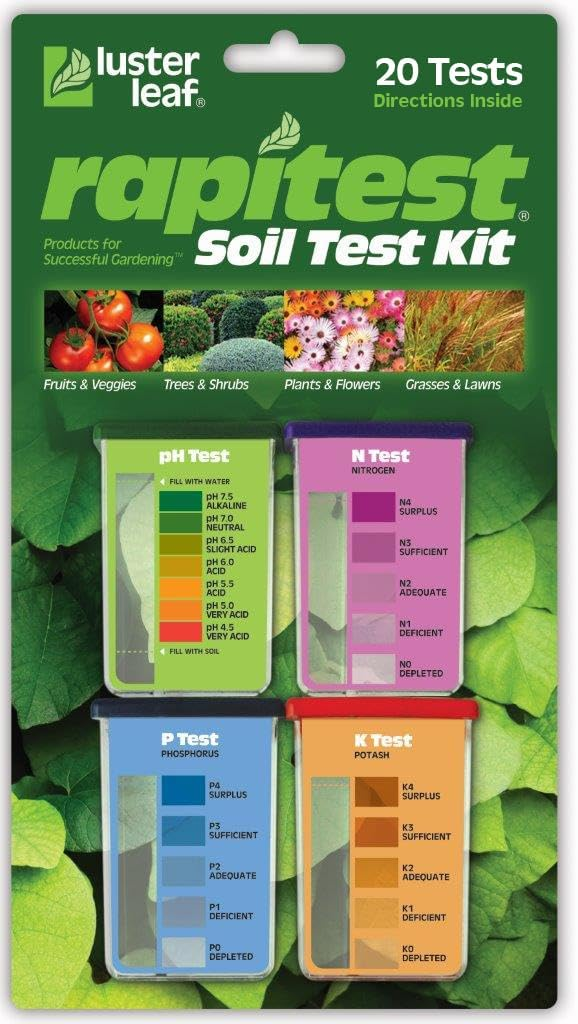 At-Home Rapitest Soil Test Kit.